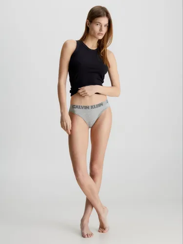 Pantie Gris De Algodón Bikini Para Mujer Calvin Klein
