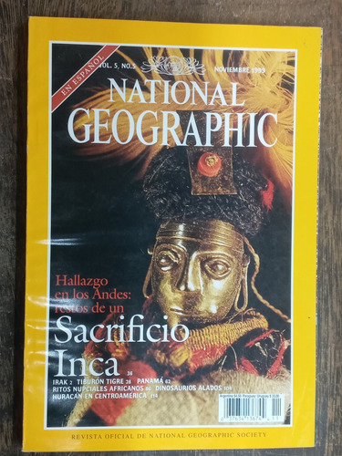 National Geographic Nº 5 * Sacrificio Inca * Noviembre 1999