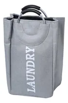 Comprar Cesto Canasto Laundry Con Manijas P Ropa Sucia Lavadero Tela