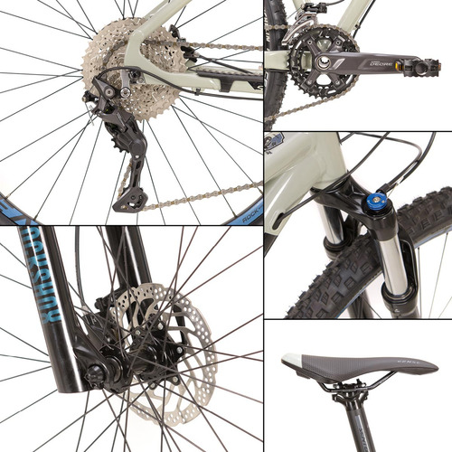Bike Aro 29 Mtb Alumínio S15' Hidráulico Rock Evo 23 Cinza