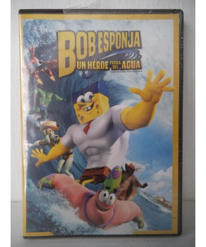 Imagen 1 de 2 de Bob Esponja Un Heroe Fuera Del Agua Dvd
