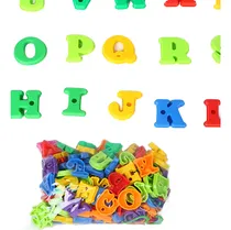 Comprar Letras Abecedario Pasador Juego Didáctico Encaje Ensarte