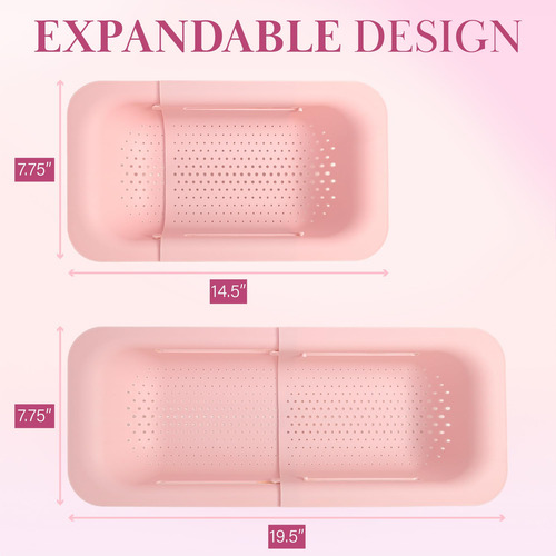 Colador Expandible Paris Hilton Rosa