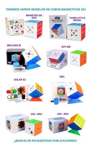 Cubo Rubik 3x3 Moyu Meilong M Magnetico