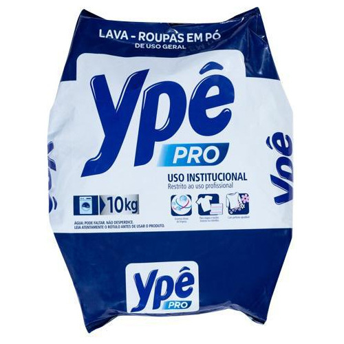 Sabão Em Pó Ypê Pro 10kg Lava Roupas Em Pó 10 Kg