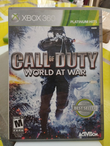 Call Of Duty World At War Xbox 360 Mídia Física Original 