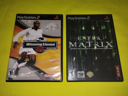 Enter The Matrix Y Winning Eleven 8 Ps2 (Usado)