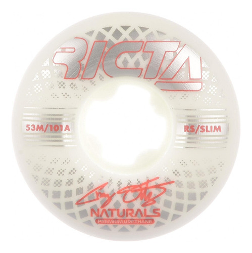 Rueda Skate Ricta Ortiz Reflectante Natural Delgada 2.087