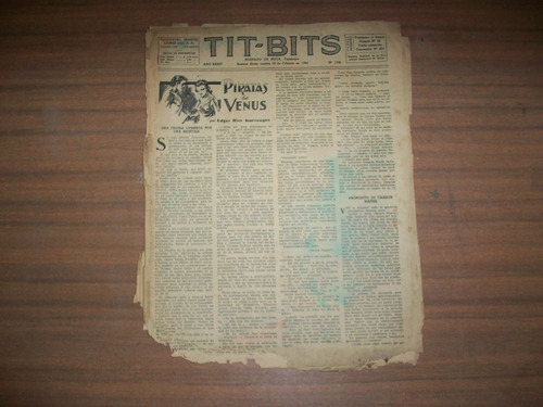 Revista Tit - Bits Nº 1756 Febrero 1943 - Sin Tapas