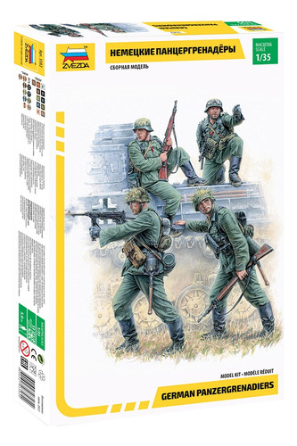 German Panzergrenadiers By Zvezda # 3582 1/35