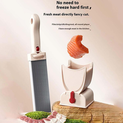 Soporte Ajustable De Grosor Para Minicortador De Carne Multi