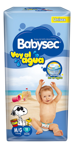 Babysec Voy Al Agua M-g (11 A 15 Kg) - X11 