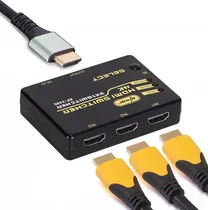 Comprar Switch Hdmi Mini 3x1 Video 4k Controller Para Monitores Tv