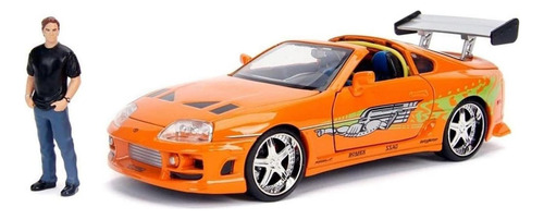 Jada 1:24 Toyota Supra 1995 Con Figura De Brian O'conner