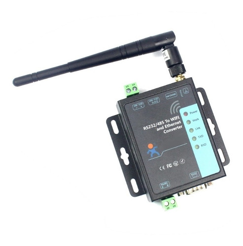 Radio Conversor Serial Rs232/rs485 Ethernet Tcp Wifi 2,4ghz