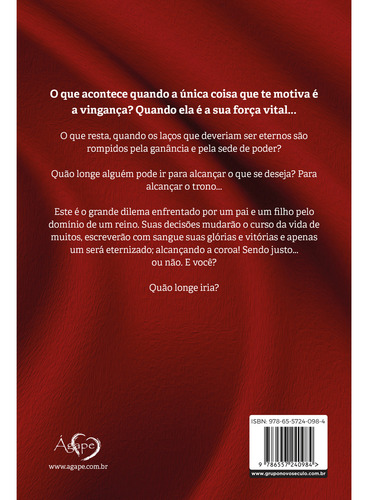 O Príncipe: Reino De Justiça, De Silas Passos Ribeiro., Vol. 1. Editorial Ágape, Capa Mole, Edição 1 Em Português, 2024