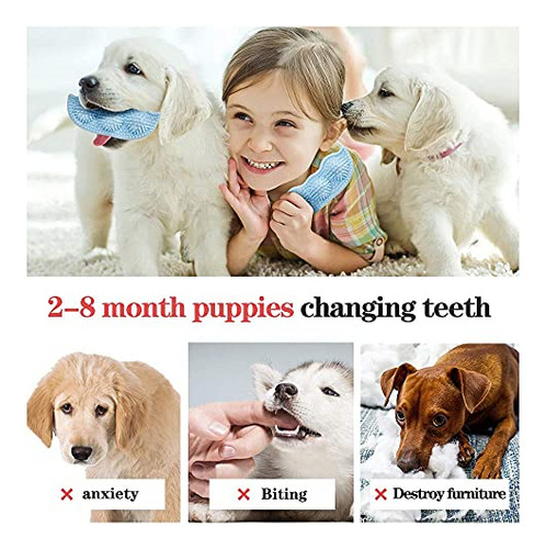 Juguetes Masticables Para La Dentición De Cachorros, De 2 A