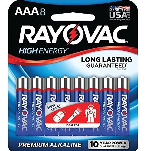 Baterías Aaa Rayovac Paquete De 8