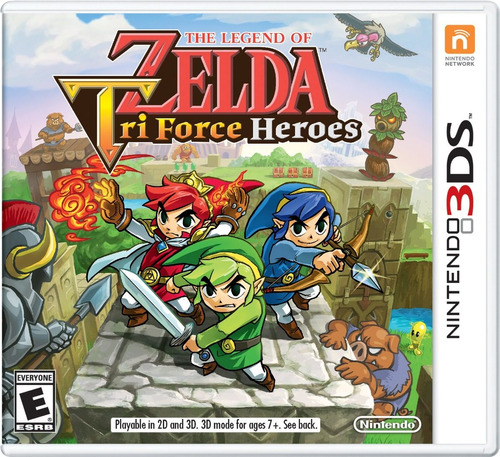 The Legend Of Zelda Tri Force Heroes Nintendo 3ds Novo 