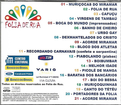 E88 - Cd - Elba Ramalho - Folia De Rua - Lacrado - F. Gratis