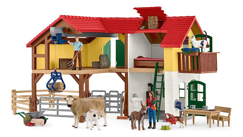 Schleich Farm Animal Toys And Playsets - Big Farmhouse Wo