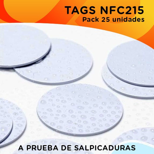 ..:: Nfc Tag 215 Pack De 25 Unidades ::..
