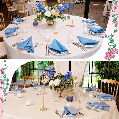 30 Números De Mesa De Madera Para Recepción De Boda, Números