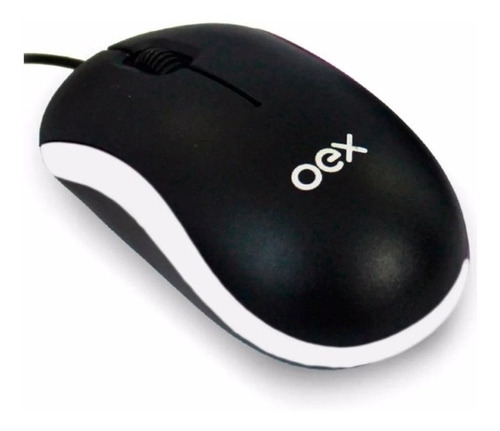 Mouse Óptico Oex Usb Ms103 Preto/branco 513500 25388