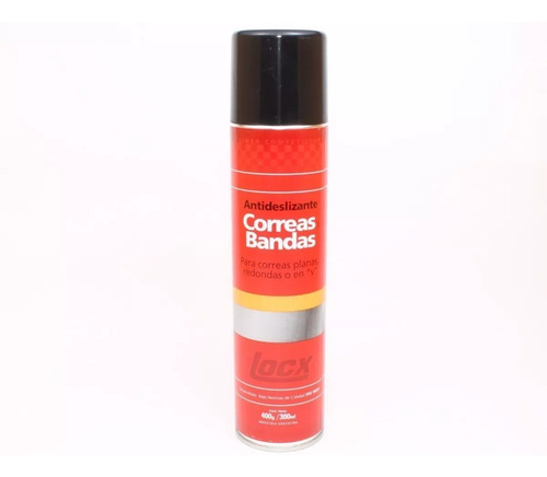 Imagen 1 de 2 de Aerosol Spray Antideslizante Para Correas Bandas Locx 300ml