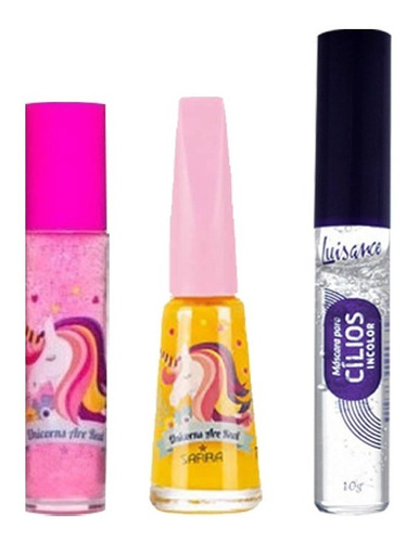 Imagem 4 de 5 de Kit Infantil De Maquiagens E Itens De Beleza Para Maletabz81