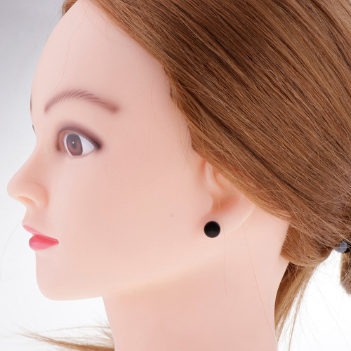 12 Pares De Mujeres Hombres Imán Magnético 8 Mm Pendientes