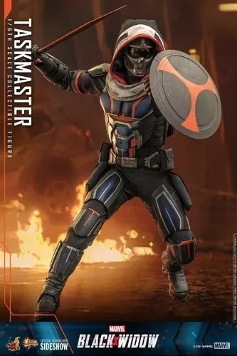 Figura em sexta escala da Taskmaster Marvel Black Widow da Hot Toys