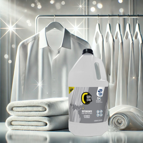 Soy Cero Detergente Ultrawhite, 4l, Concentrado, 160 Cargas