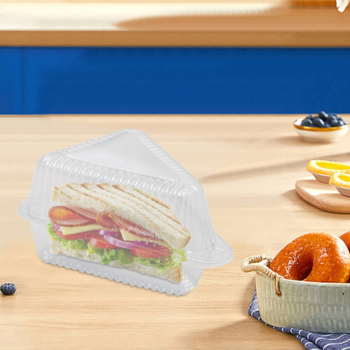 L 100 Juegos De Cajas Triangulares Para Tartas Desechables