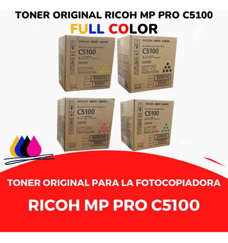 Toner Ricoh Mp Pro C5100 Original