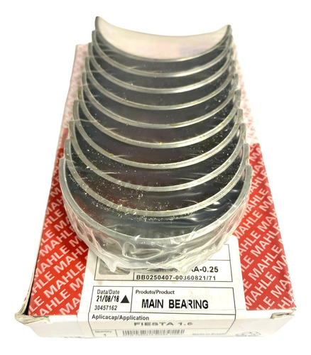 Conchas Bancada ( 0.20 / 0.10 / Std ) Fiesta Ka Ecosport 1.6