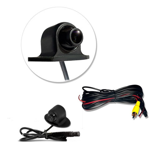Câmera De Ré Retrovisor Lateral Esquerda Universal Rs124br