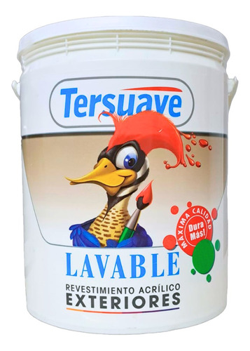 Pintura Tersuave Latex Lavable Exterior 1 Lts - Mix Color Rosa Viejo