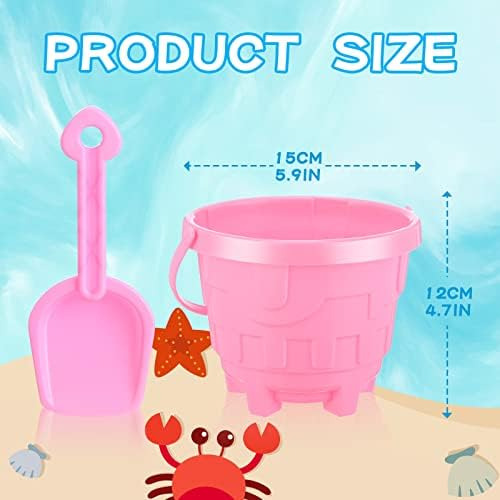 Juego De 20 Cubos De Playa Y Palas De Arena Para Niños, Jueg