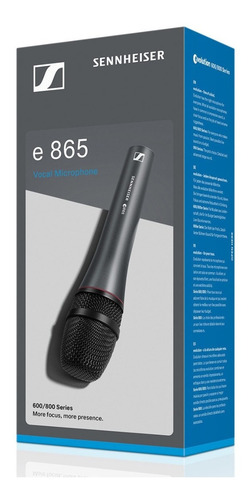 Imagen 2 de 2 de Micrófono Sennheiser Evolution E 865 condensador supercardioide