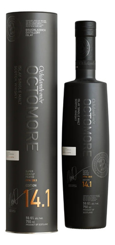 Whisky Octomore 14.1 Con Estuche Exclusivo Bostonmartin