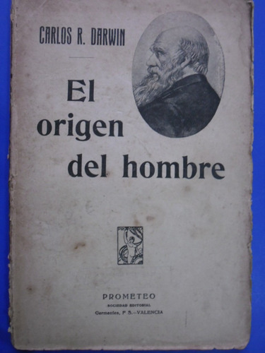 El Origen Del Hombre (192¿?) Carlos Darwin /