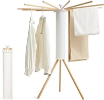 Comprar Tender De Secado De Ropa Con Tripode Plegable Y Portatil - D
