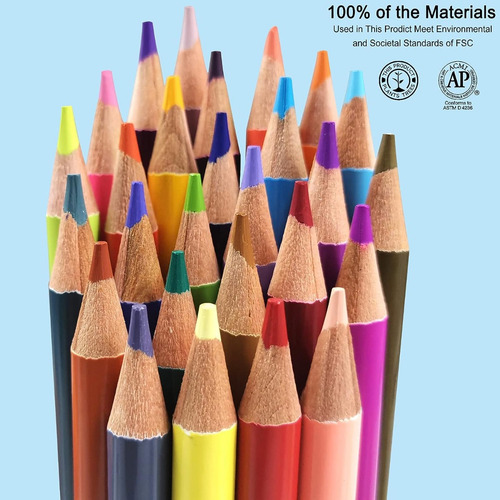 Lapices De Colores Para Colorear 120 Colores Alta Calidad
