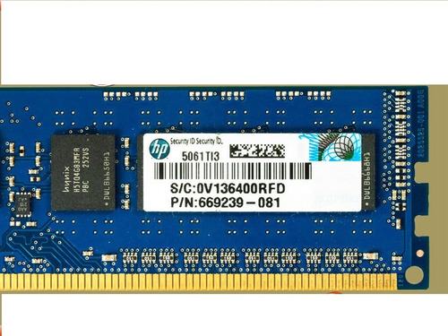 Memoria Hp 8 Gb Pc3-12800e 669324-b21 684035-001 669239-081