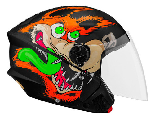 Casco para moto Pro Tork New Liberty Three negro talle 56