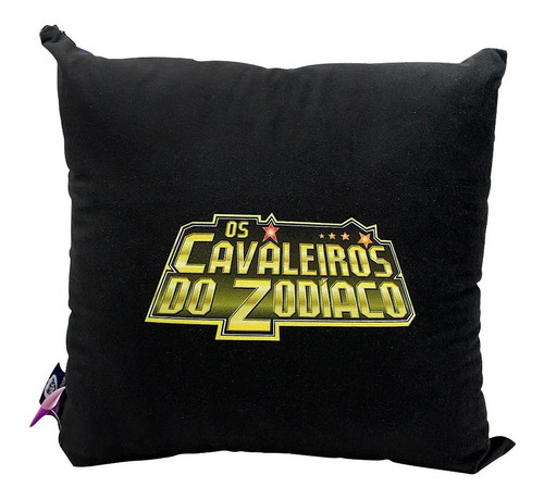 Almofada Veludo 40cm X 40cm Cavaleiros Do Zodíaco E Athena