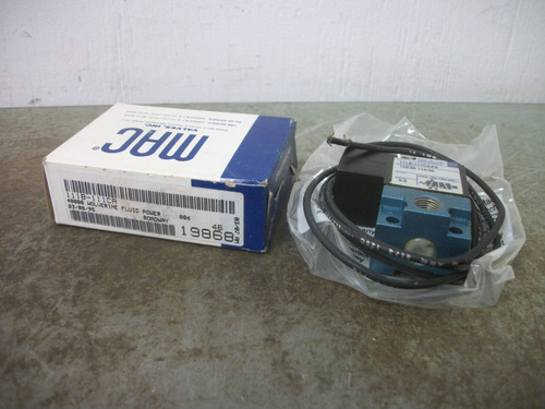 Mac Solenoid Valve 111b-111ca 120vcoil 6.8w 150psi Nib Bbx
