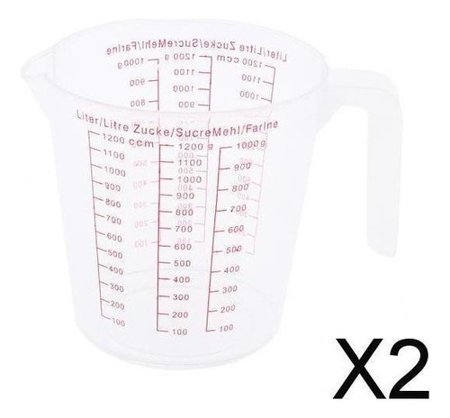 Xt Recipientes Graduados Surface Jarra De Tazas De [u]