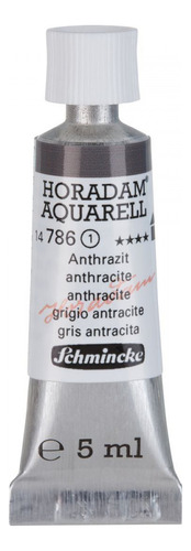 Tinta Aquarela Horadam Schmincke 5ml S1 786 Anthracite